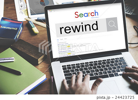 Rewind Playback Recover Reset Round Control Concept 24423725
