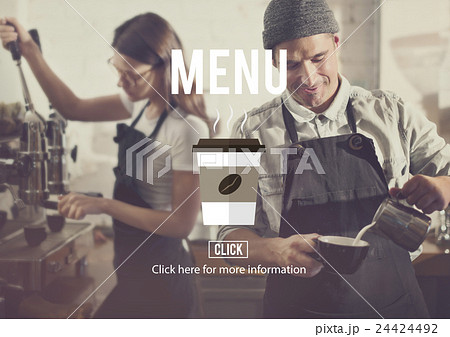 Menu Online Delivery Coffee Shop Concept 24424492