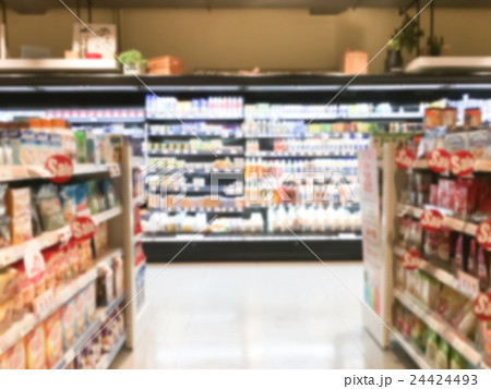 Abstract blur supermarket 24424493
