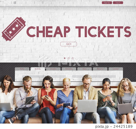 Tickets Promotion Cheap Travel Cost Concept Tickets Promotion Cheap Travel Cost Concept 24425189