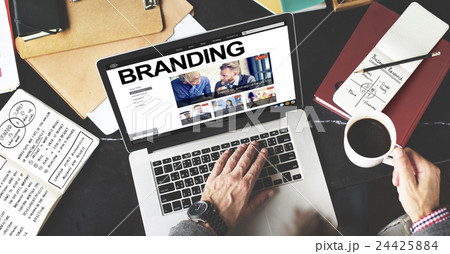 Brand Branding Marketing Advertising Trademark Concept 24425884