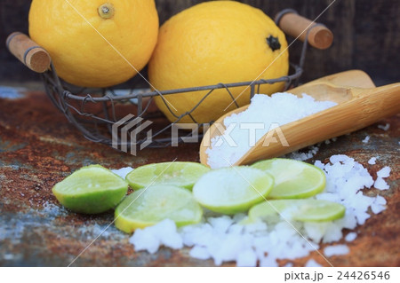 Sea salt with lemon 24426546
