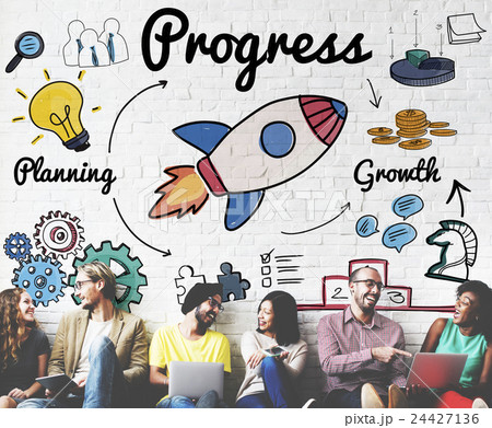 Progress Innovation Inprovement Advance Growth Concept Progress Innovation Inprovement Advance Growth Concept 24427136