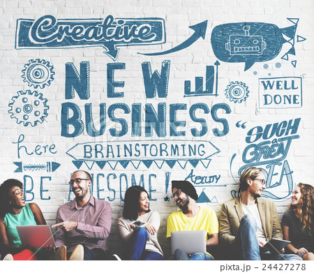 New Business Planning Strategy Vision Goals Concept New Business Planning Strategy Vision Goals Concept 24427278