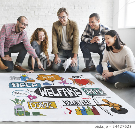 Welfare Help Giving Hands Aid Concept 24427623