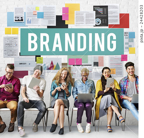 Branding Copyright Label Logo Marketing Sign Concept Branding Copyright Label Logo Marketing Sign Concept 24428203