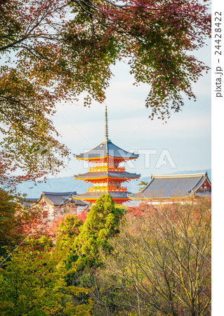 Beautiful Architecture in Kiyomizu-dera Temple Kyoto, Japan Beautiful Architecture in Kiyomizu-dera Temple Kyoto, Japan 24428422