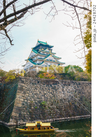 Osaka castle in Osaka Japan 24428702