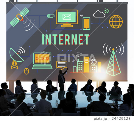 Internet Connection Online Technology Network Concept Internet Connection Online Technology Network Concept 24429123
