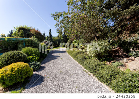 Beautiful summer garden design 24430359
