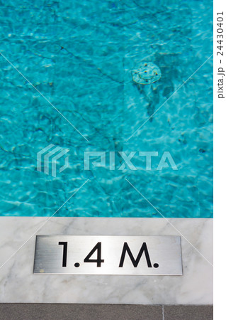 Abstract movement of water in the pool Abstract movement of water in the pool 24430401