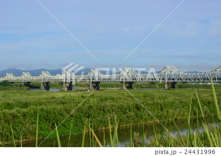 新潟　長岡　長生橋と信濃川 24431996