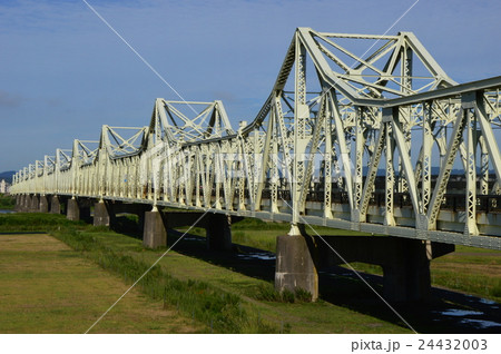 新潟 長岡 長生橋と信濃川 新潟 長岡 長生橋と信濃川 24432003