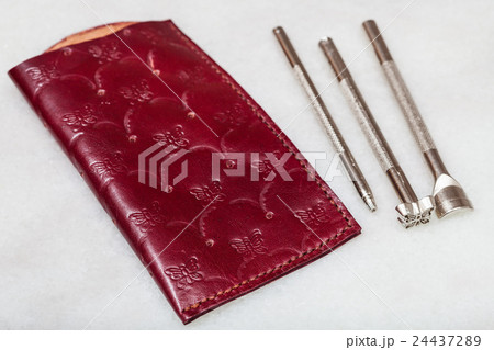 leather pouch for spectacle and embossing tools leather pouch for spectacle and embossing tools 24437289