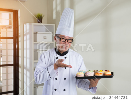 matured asian male chef matured asian male chef 24444721