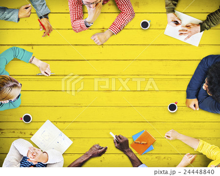 Business Team Meeting Brainstorming Planning Concept 24448840