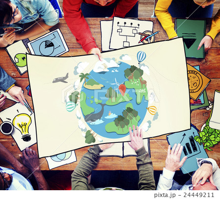Earth Life Global Nature Animals Concept Earth Life Global Nature Animals Concept 24449211