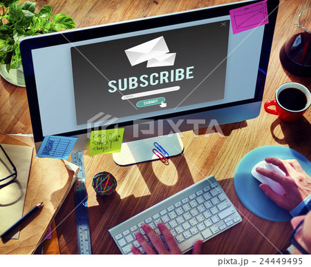 Subscribe Advertising Communication Member Concept 24449495