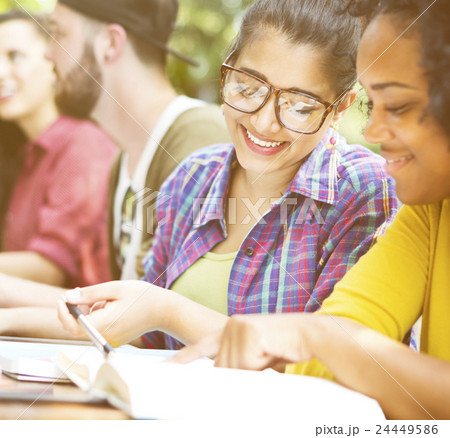 Diverse People Studying Students Campus Concept 24449586
