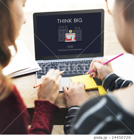 Think Big Investment Opportunity Business Concept Think Big Investment Opportunity Business Concept 24450720