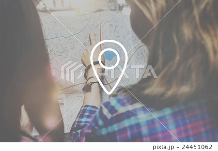 Location Destination Navigation Map Journey Concept Location Destination Navigation Map Journey Concept 24451062