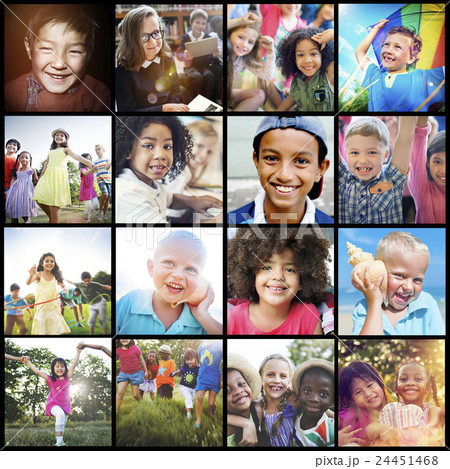 Unity Young Variation Diversity Ethnicity Children Concept 24451468