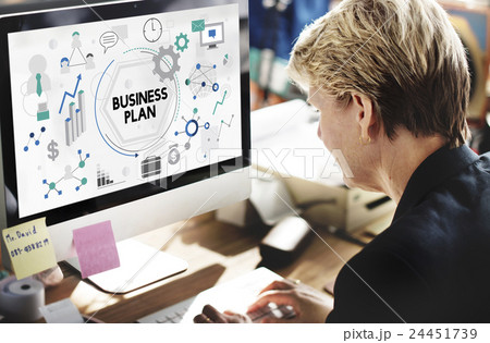 Business Plan Marketing Strategy Vision Planning Concept 24451739