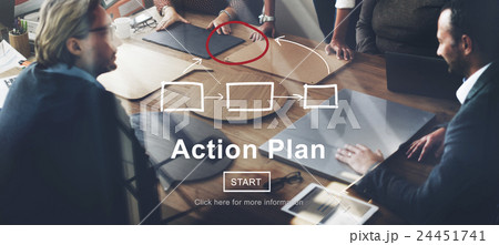 Action Plan Planning Strategy Vision Tactics Objective Concept 24451741