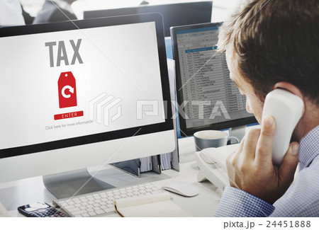 Tax Refund Fine Duty Taxation Concept Tax Refund Fine Duty Taxation Concept 24451888