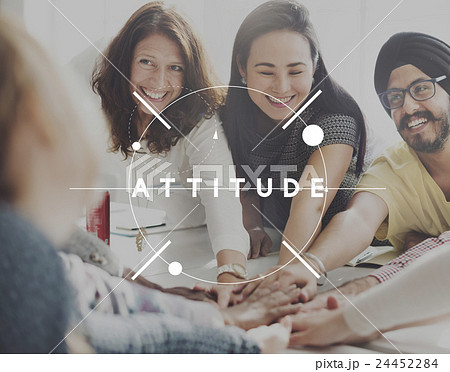 Attitude Thinking Outlook Ideas Viewpoint Concept 24452284