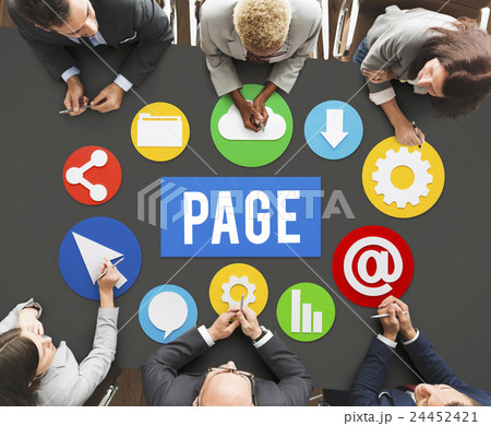 Page Documents Technology Digital Webpage Concept 24452421