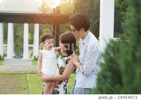 a family having fun  24454071