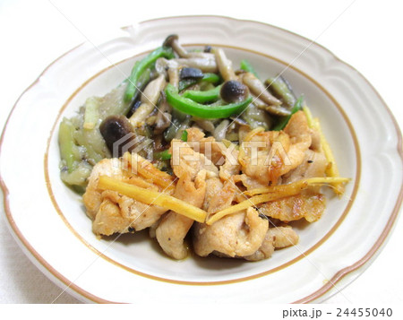 豚肉と千切りショウガの炒め物 豚肉と千切りショウガの炒め物 24455040