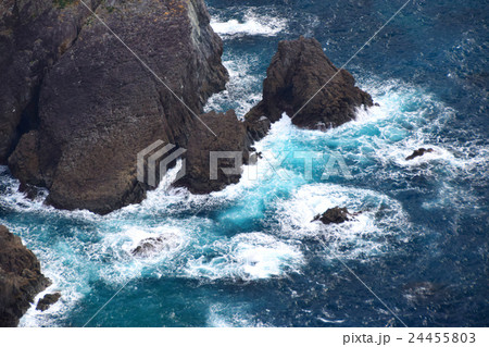 雲見温泉烏帽子山からみた西伊豆の海 24455803