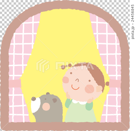 女の子と熊 24456845
