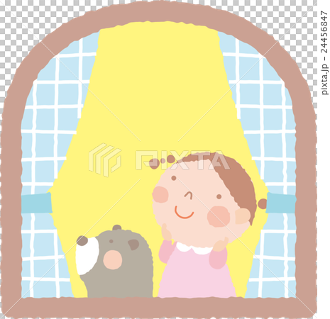 女の子と熊 24456847