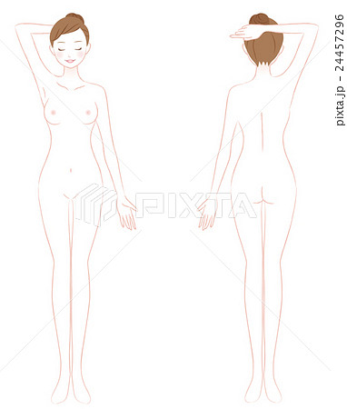 女性 全身 裸 美容 女性 全身 裸 美容 24457296