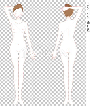 女性 全身 裸 美容 女性 全身 裸 美容 24457296