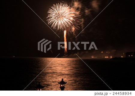 打上花火　長尾神社からの景色 24458934