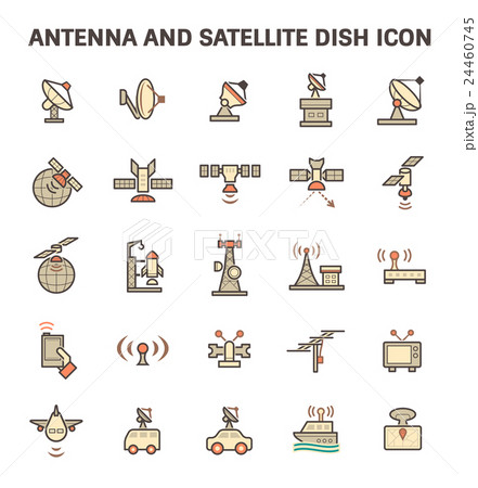 Satellite Dish Icon 24460745