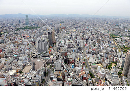 大阪ミナミを空撮 24462706