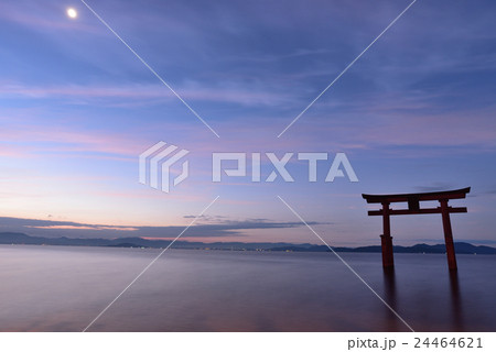 湖上の鳥居 24464621