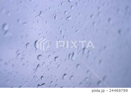 Rain Drops On Clear Window 24469799