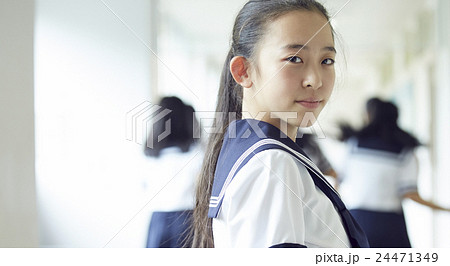 女子中学生　ポートレート 24471349