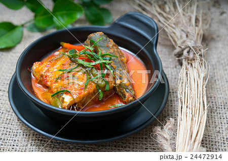 chuchi mackerel Thai food chuchi mackerel Thai food 24472914