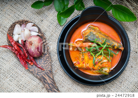 chuchi mackerel Thai food 24472918