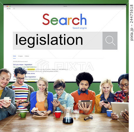 Team Using Technology Browsing Working Concept 24475618