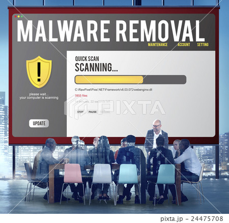 Data File Protection Firewall Malware Removal Concept Data File Protection Firewall Malware Removal Concept 24475708