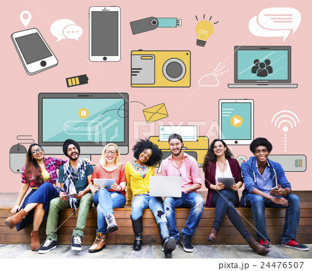 Telecommunication Connection Devices Technology Share Concept 24476507
