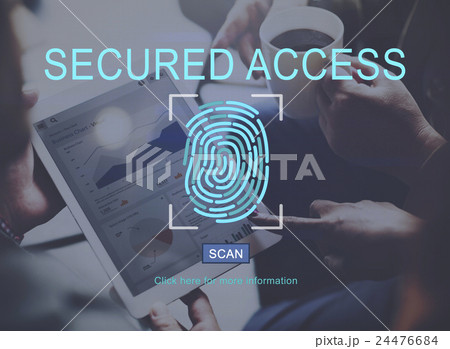 Fingerprint Technology Data Protection Concept Fingerprint Technology Data Protection Concept 24476684